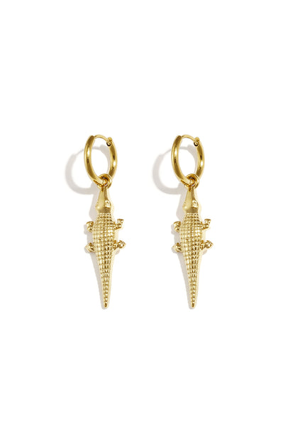 Ohrhänger aus Edelstahl, Tiermotiv, schlichte Alltags-Serie, Damenschmuck