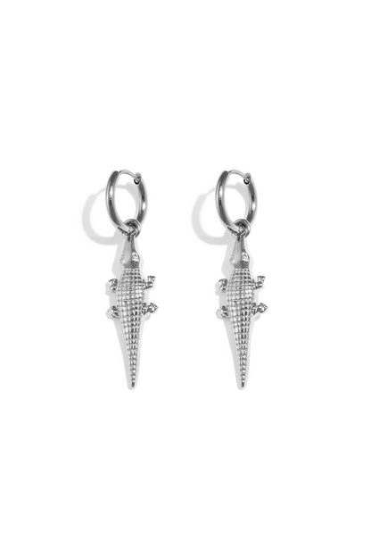 Ohrhänger aus Edelstahl, Tiermotiv, schlichte Alltags-Serie, Damenschmuck
