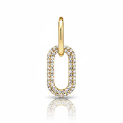 Ameliee Vintage Creolen Gold Retro Damen | ELIÉE JEWELRY