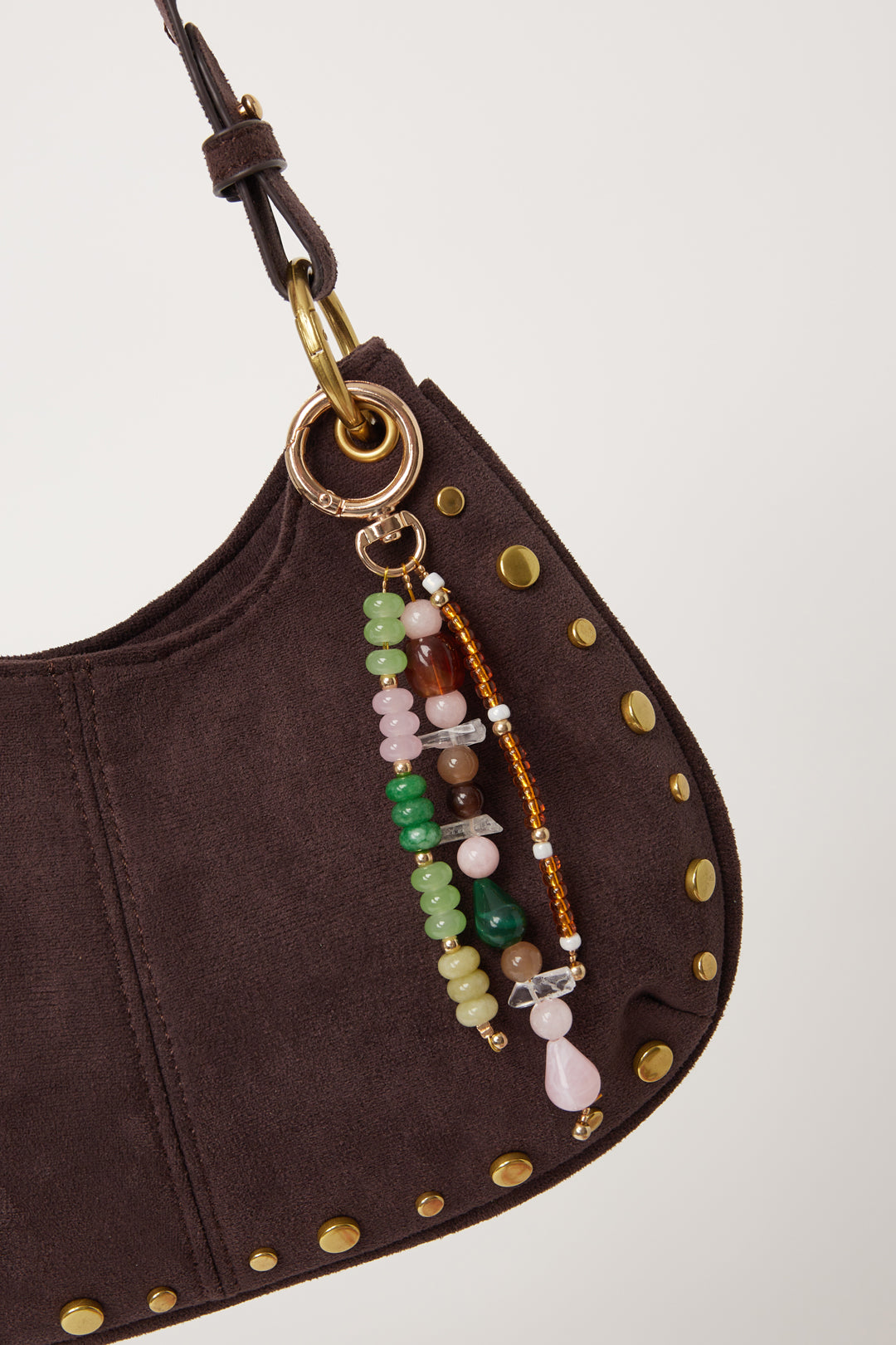taschenanhänger, perlen, lässiges glas, alltagsaccessoires