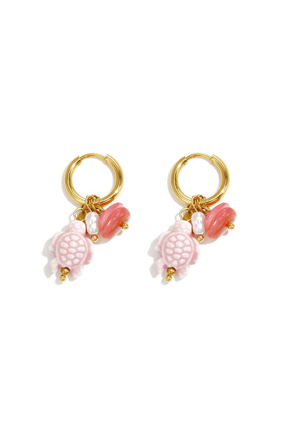 Ohrringe aus 14-karätig vergoldetem Edelstahl mit Tiermotiven – ideal für Urlaub, Feiern und romantische Anlässe. Damenschmuck.