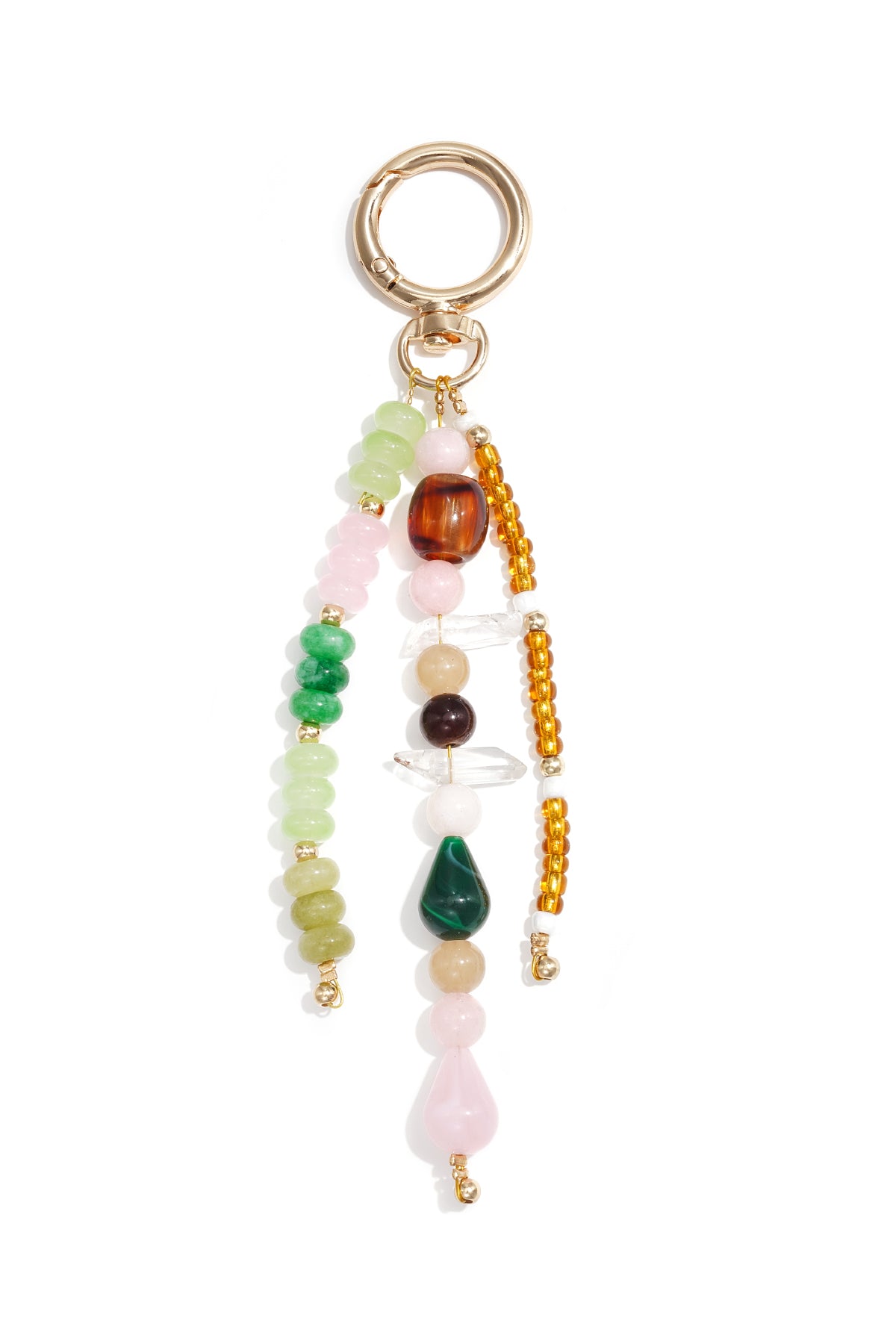 taschenanhänger, perlen, lässiges glas, alltagsaccessoires