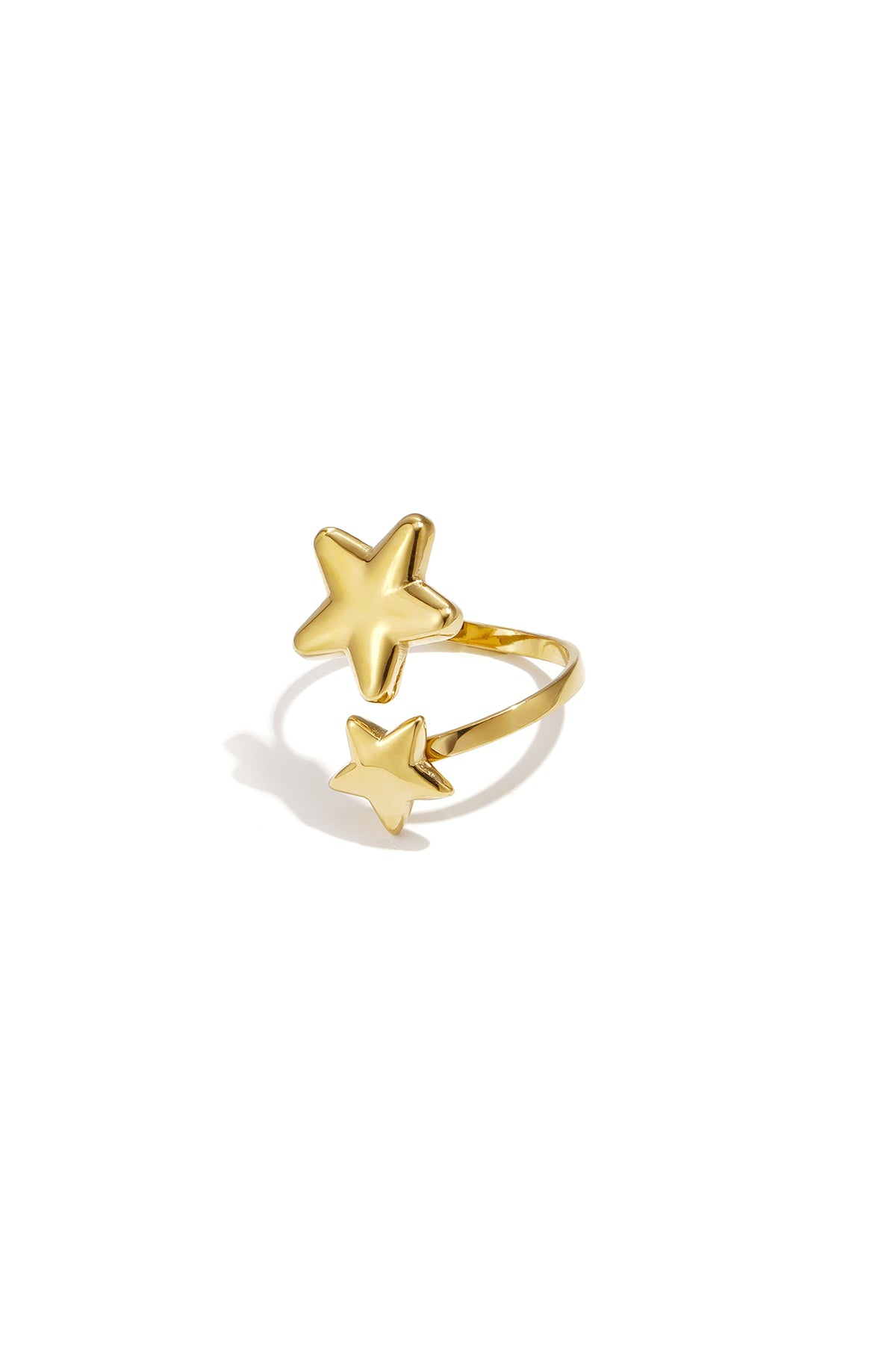 Minimalistische Ringe aus Edelstahl, Star Simple Daily Simple Serie, Damenschmuck