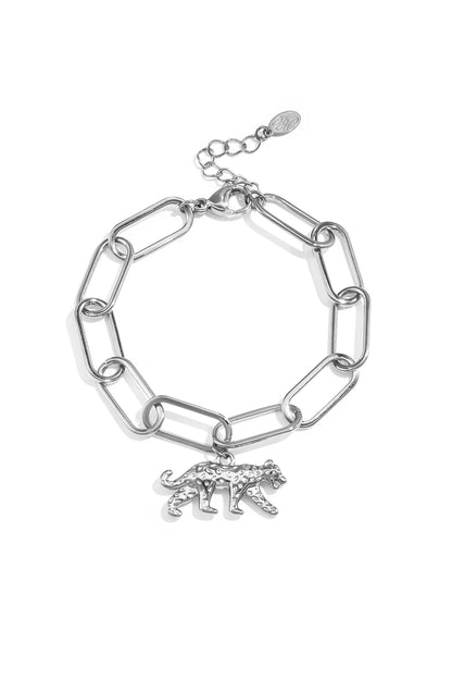 Edelstahl-Charm-Armbänder, Tiermotiv, schlichte Alltagsserie, Damenschmuck