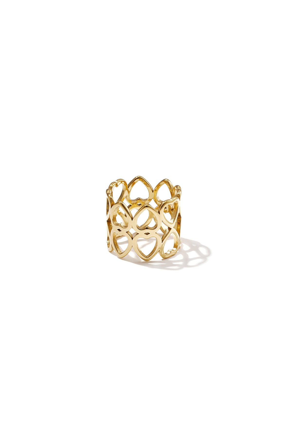 seidenschalclip in herzform, edelstahl, lässiges accessoire für jeden tag