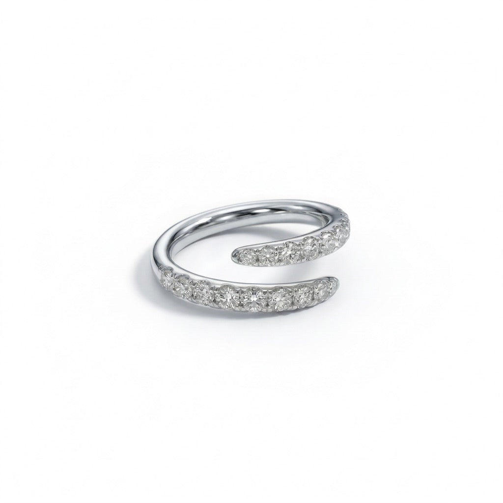 maéliee ring silber verstellbar getragen hand | eliée jewelry