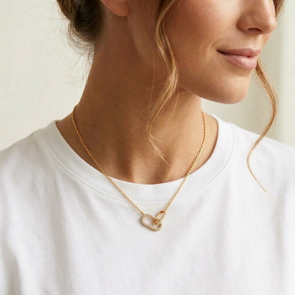 Malée Vintage Kette Detail Gold Anhänger | ELIÉE JEWELRY