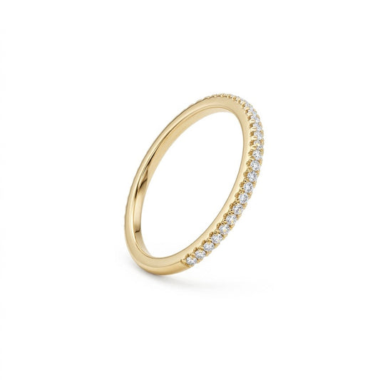 Solia Ring Gold Zirkonia Damen verstellbar | ELIÉE JEWELRY