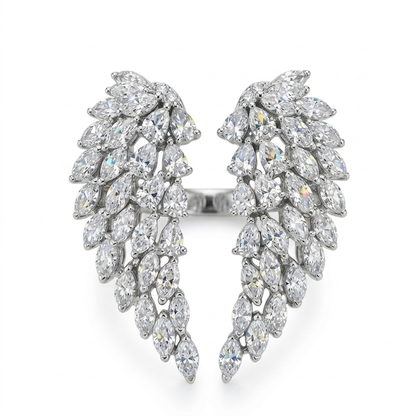 Angélie Diamant Flügel Ring Gold Engelsflügel Statement | ELIÉE JEWELRY