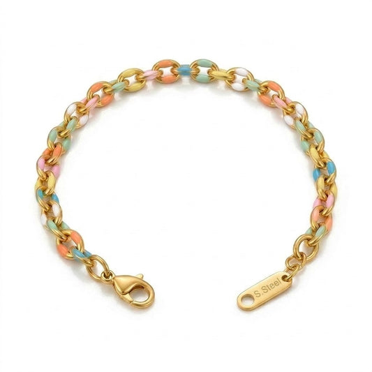 Lumiée Pastell Armband Gold Damen verspielt | ELIÉE JEWELRY