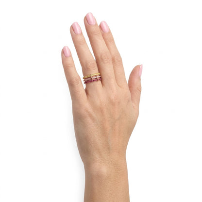 Rosée Gradient Ring Detail Farbverlauf Rosegold | ELIÉE JEWELRY