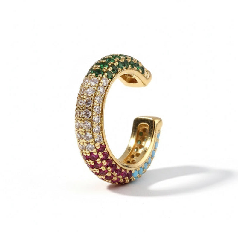 floríee clip ohrringe bunt ohne piercing damen | eliée jewelry