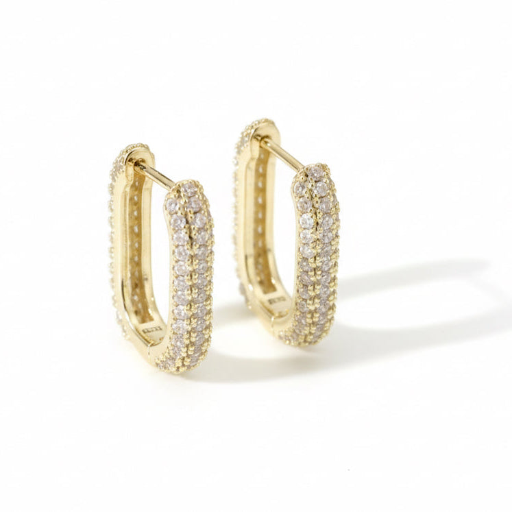 cynthia ovale creolen gold damen | eliée jewelry