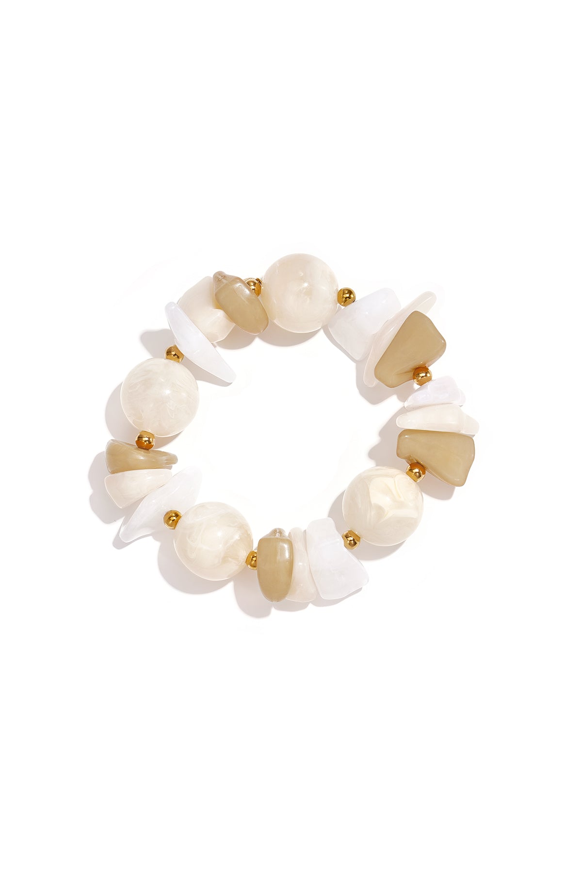 armband mit unterschiedlichen perlen