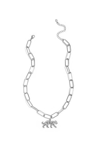 Gliederkette mit Pantheranhänger