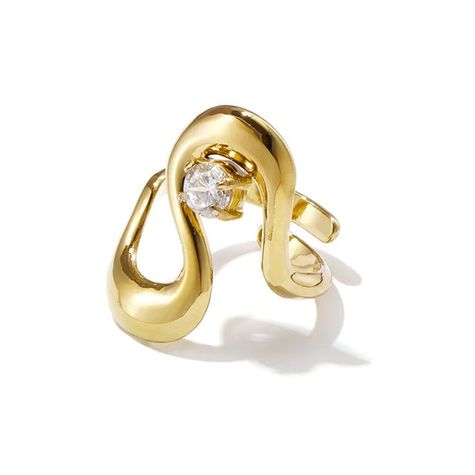 Brutée Statement Ring