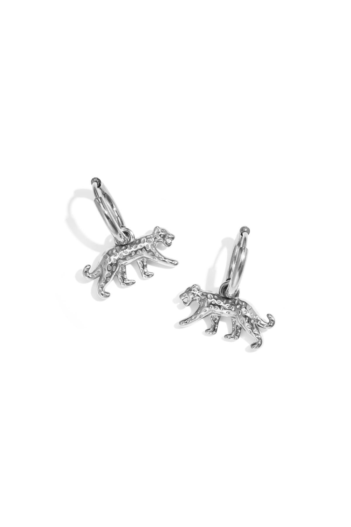 ohrhänger aus edelstahl, tiermotiv, schlichte alltags-serie, damenschmuck