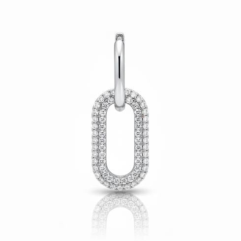 ameliee vintage creolen silber getragen ohr | eliée jewelry