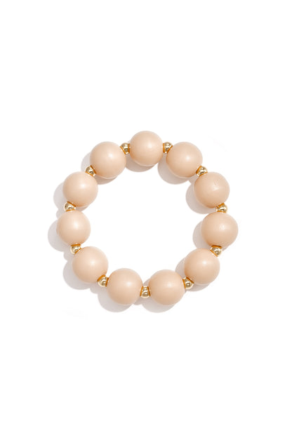 Armbänder aus Holzperlen, schlichte Alltags-Serie, Damenschmuck